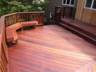 Ipe with white ipe rails